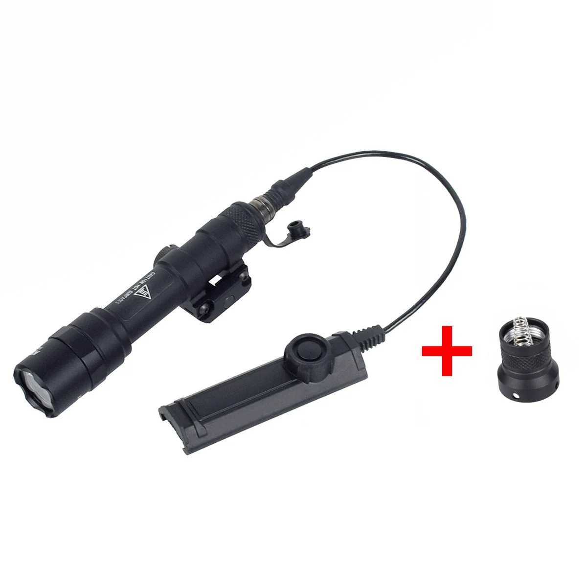 Tactical SureFire M600 M600B M600C Airsoft Weapon Flashlight Hunting Scout Torch Rifle AR15 Gun LED Light Button Remote Switch XJ250701