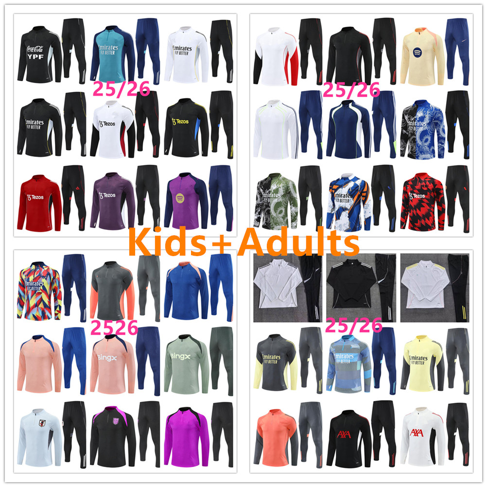 2024 25 soccer tracksuit kids men football kits tracksuits training kit chandal futbol football training survetement ensemble foot 99888