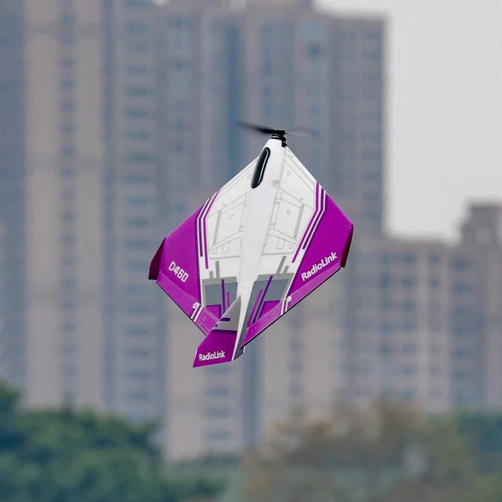 Radiolink Turbot D460 Scale Model RTF RC Airplane Delta wing with 3 Flight Modes 30 Minutes Play Time for Beginner And Pilot L250630