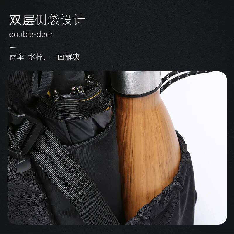 Premium Oxford Men's Backpack 15.6inch Laptop Multifunction Durable Unique Large Capacity Buckle Outdoor Travel Work Sports Bag