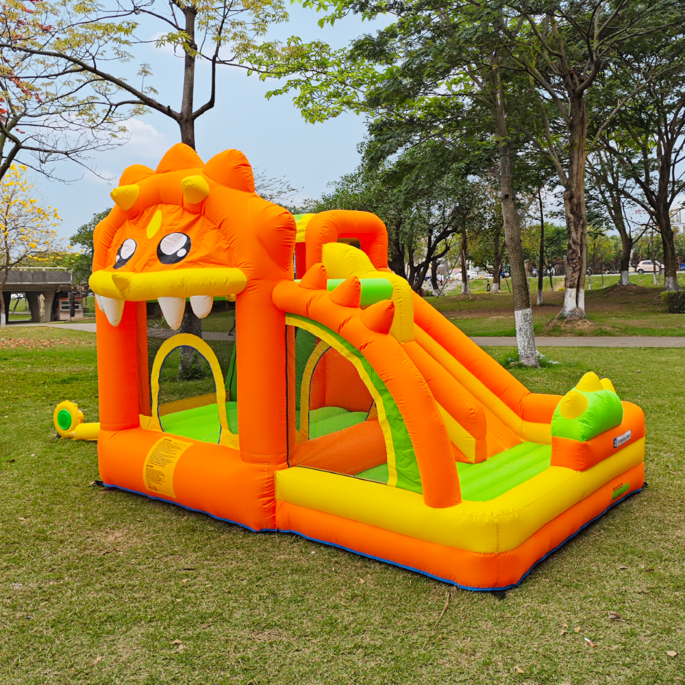 Inflatable Bouncer Lions - Cartoon-Themed Outdoor Playset for Kids