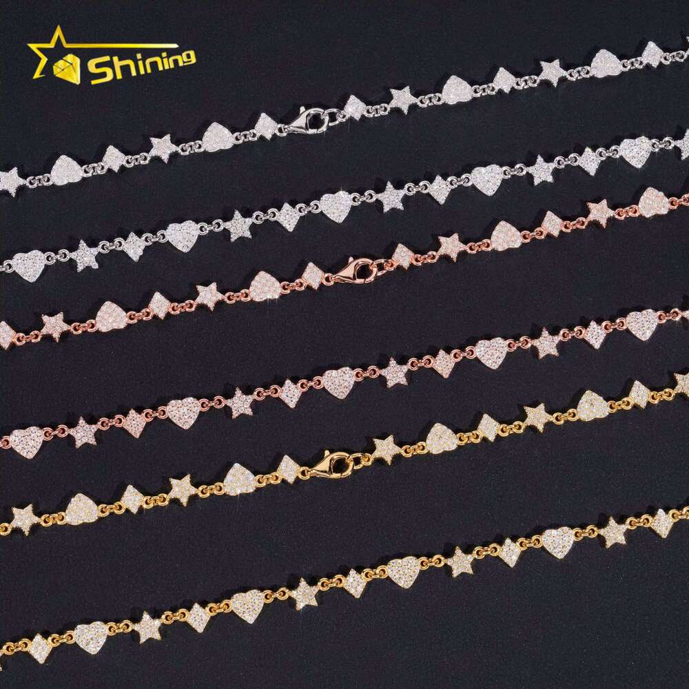 New Arrival Unisex Moissanite Pass Tester Bracelet Sterling Sier Fast Delivery Men's and Women's Jewelry