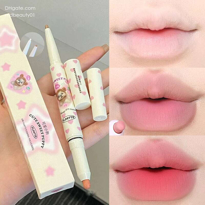 FLORTTE liner Pencil Natural Matte Lip Liner Cute Animals Lipstick Pen Lasting Lipliners Korean Cosmetic Kawaii Make Up X250702