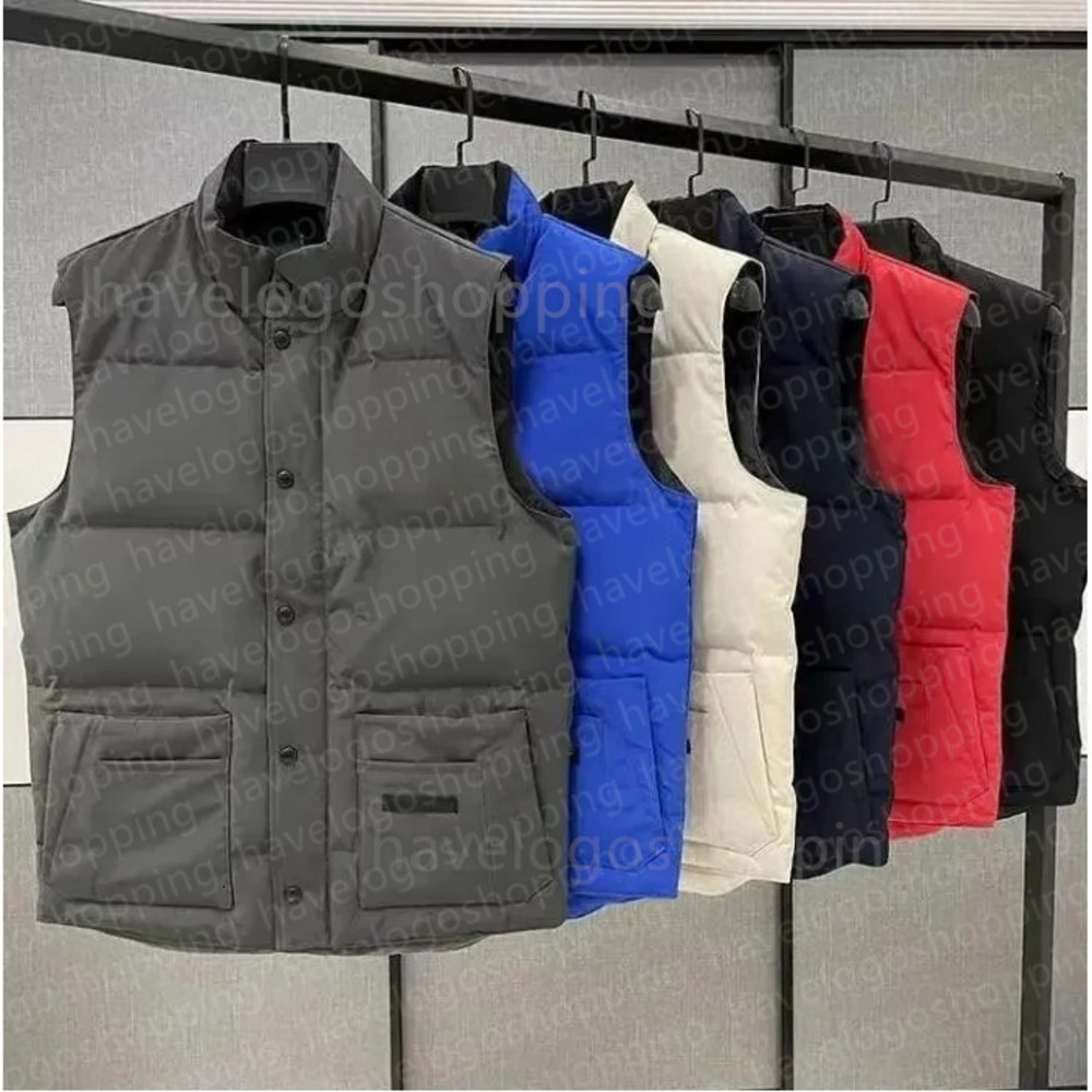 Wholesale Canadas New Style Winter Vests Mens Down Vests Luxury Bodywarmer Fashion Jackets Womens Gilet Designer Coat Male Luxey Goosed Vests