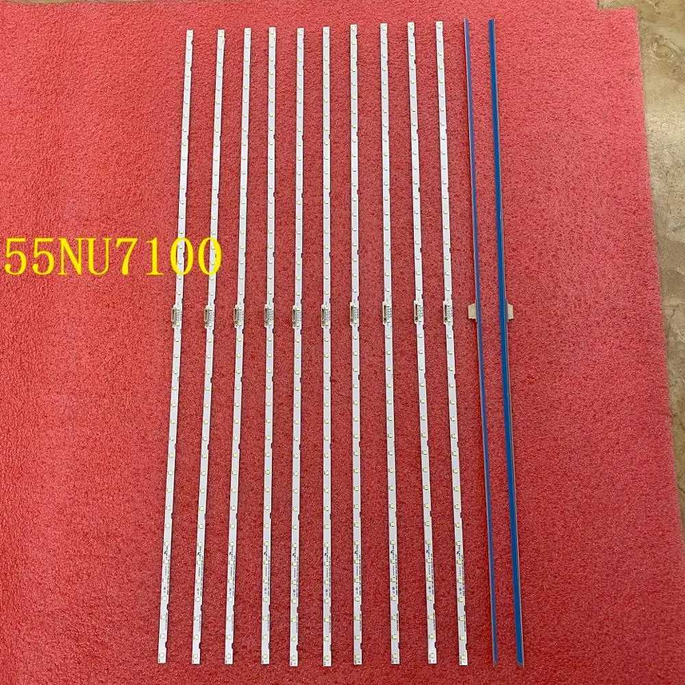 LED Strip For Samsung 55NU7100 UN55NU7100 UE55NU7100 UN55RU7100 UA55NU7100 UN55NU7200 UN55NU7400 UN55NU7100G W250701