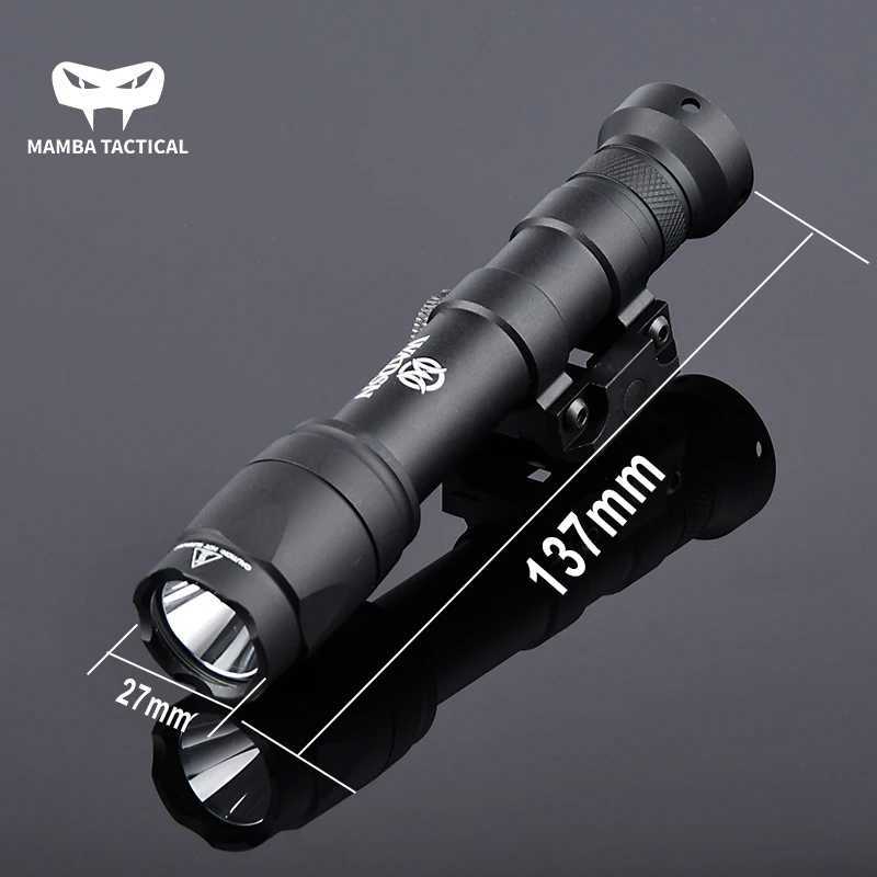 WADSN Tactical SF M600 M600C M600B Scout Gun Weapon Light 600 Lumens AR15 Rifle Airsoft Flashlight Hunting Torch Fit 20mm Rail XJ250701