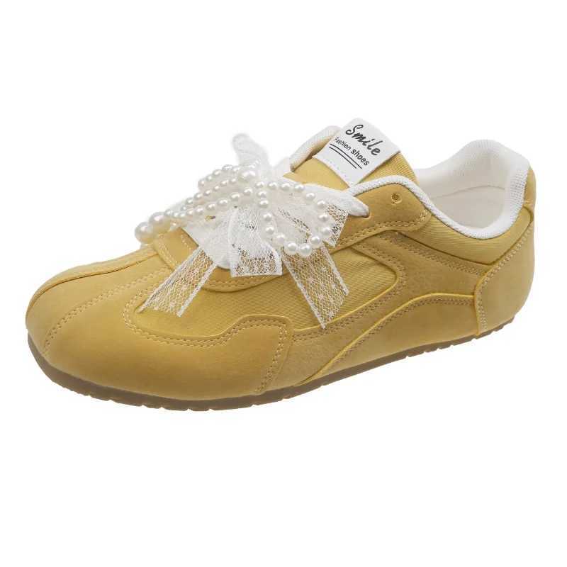 Women Sneakers 2024 Spring And Autumn New Leopard Print German Training Shoes Women Contrast Flat Casual Shoes Women XJ260702