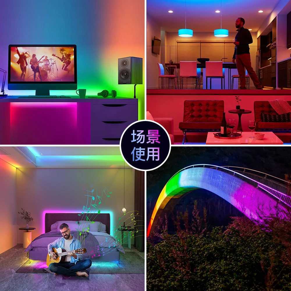 Super Thin 3mm WS2812b LED Strip Light DC 5V 12V Individually Addressable SPI RGB Pixel LED Tape Ribbon Dream Color DIY W250701