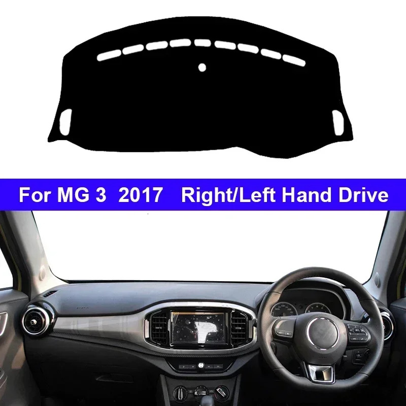 Car Auto Inner Dashboard Cover For MG 3 MG3 2017 LHD RHD Dashmat Carpet Cape Sun Shade Pad Rug Anti-UV