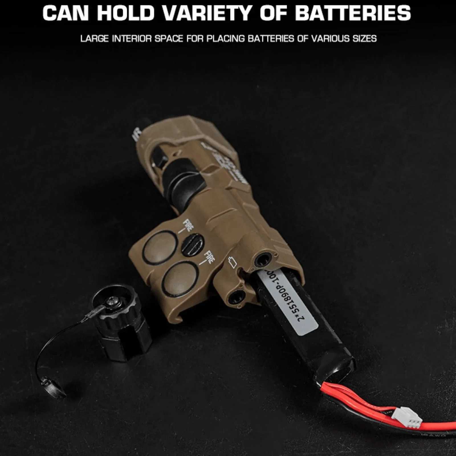 Battery Case MAWLC1 Style for CR123/AAA/AA Dummy Aiming Device Waterproof Stored Box for Airsoft Cosplay Ornament OutdoorXJ250701