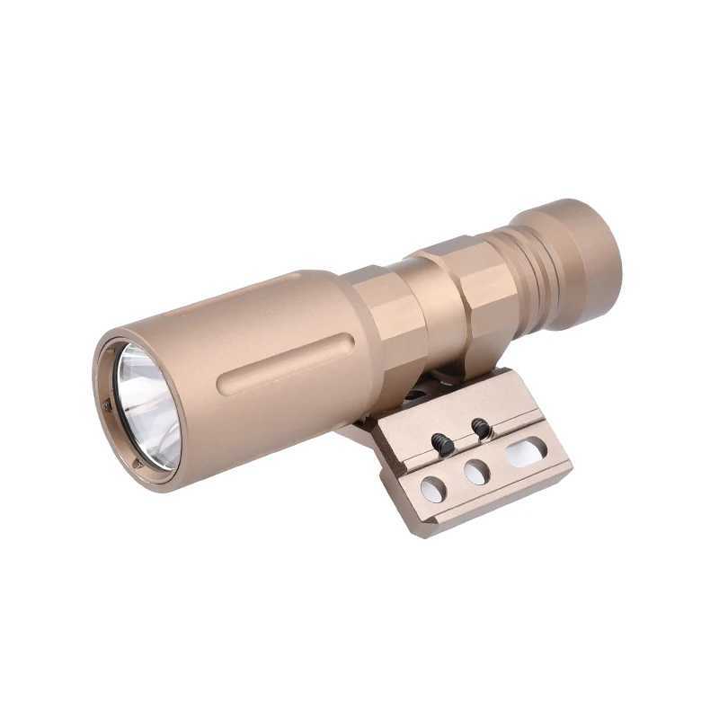 WADSN ModL Tactical LED Powerful Flashlight 1000 Lumens Scout Light Airsoft Weapon Light For Picatinny Rail AR15 Accessories XJ250701