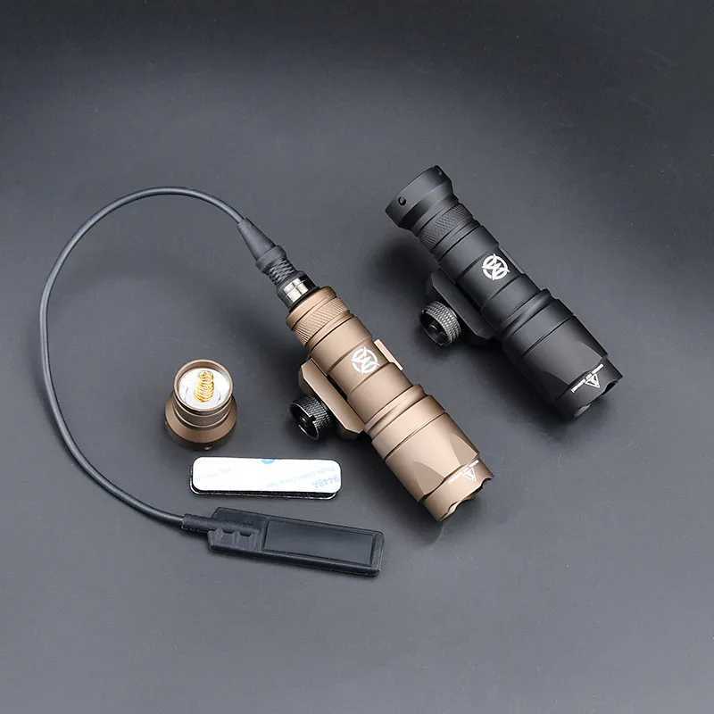 WADSN Airsoft Surefir M600C M600 M300 Tactical Scout Light AR15 Rifle Weapon Flashlight LED Hunting Spotlight SF M300A Gun lamp XJ250701