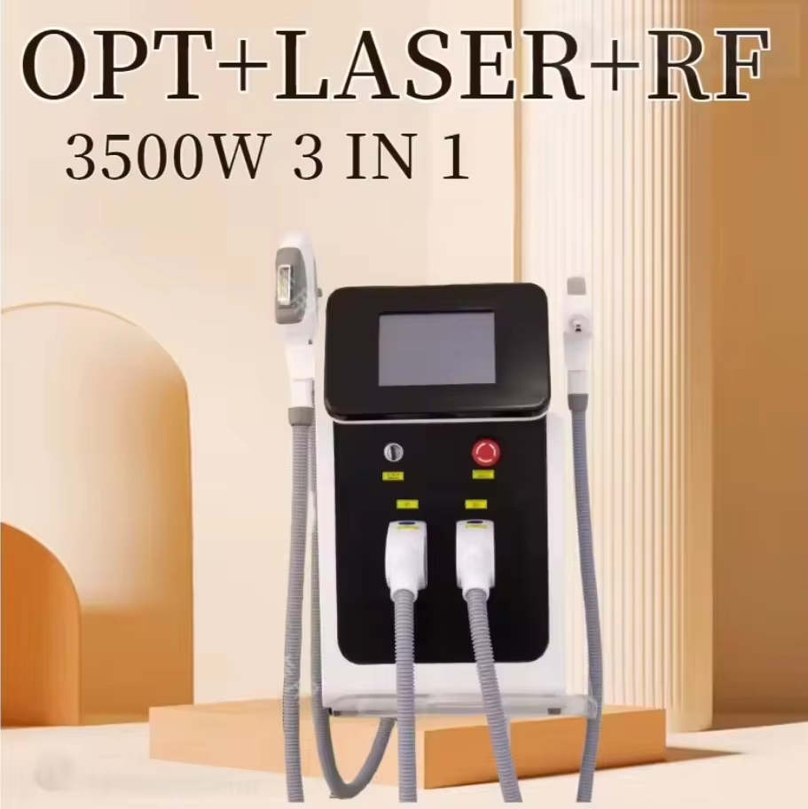 3 In 1 Portable Professional Multifunction Nd Yag And Ipl Laser Machine Hair Tattoo Spot Pigment Removal Skin Rejuvenation