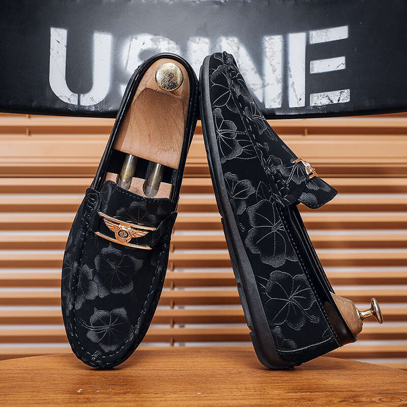 Spring New Low-top Free shipping big size Men's Casual Shoes Fashion Versatile Loafers One-step Slip-on