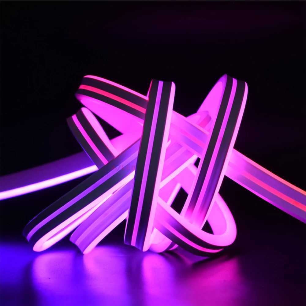 DC12V Neon LED Strip 120LEDs/M Flexible Rope Tube Neon Light Waterproof 1M 2M 3M 4M 5M For Home Decoration W250701