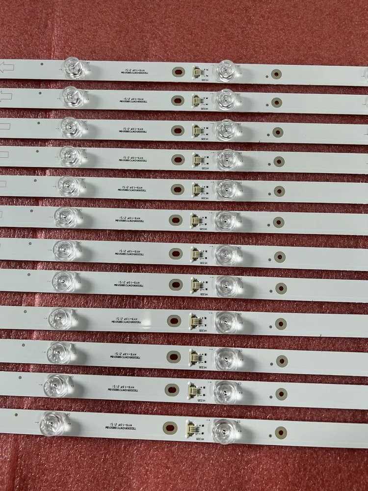 LED Strip For TCL 75EB600 75EP660 75EP662 75EP662X1 75EP663 75EP663X 75S421 75S423 75S425 75U6800C 75EP661 75EP661X1 75P716 W250701