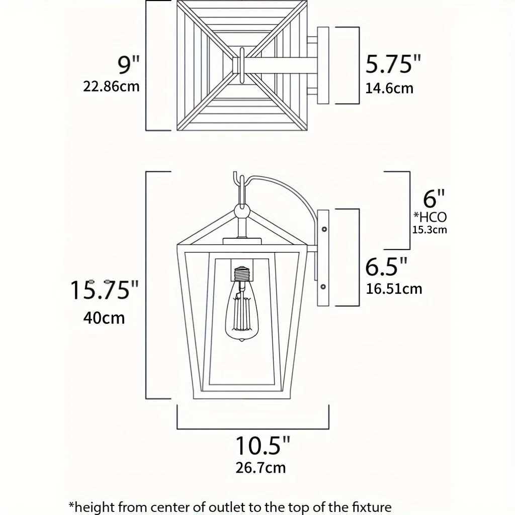 Outdoor Wall Light Fixtures Exterior Waterproof Lanterns Porch Sconces Wall Mounted Lighting with E26 Sockets Glass Shades XJ250624