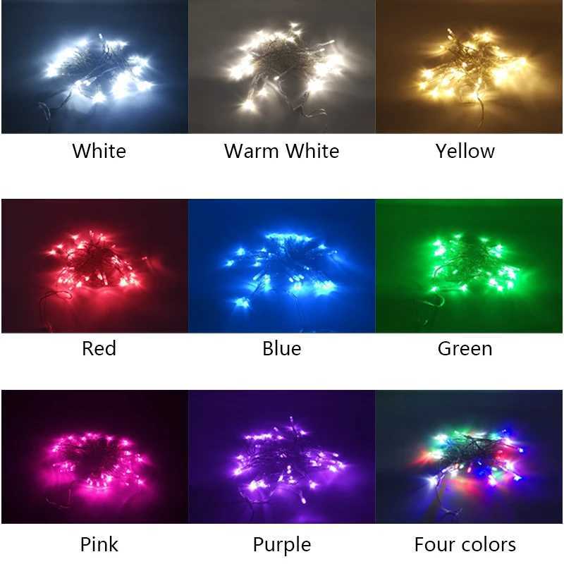 1M 2M Outdoor LED String Lights Holiday New Year Fairy Tale Garland Christmas Tree Wedding Party Bedroom Decoration Lights W250701