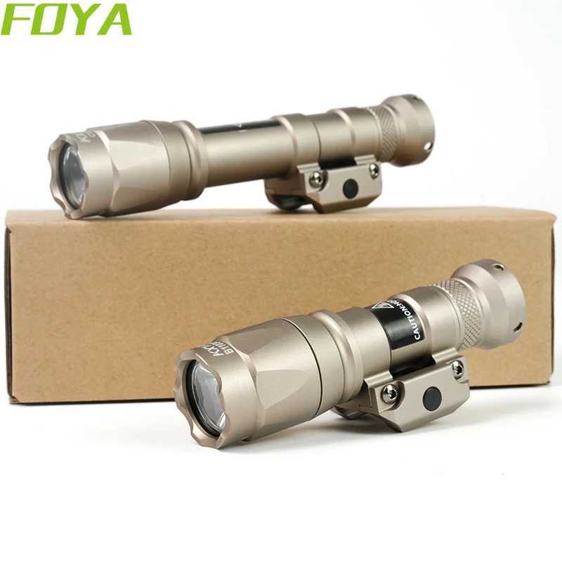 US Warehouse Tactical Gear SF M600B M600C M300B M300C X300 Flashlight PEQ15 Airsoft Hunting Weapon LED Scout Light fits 20MM Rail XJ250701