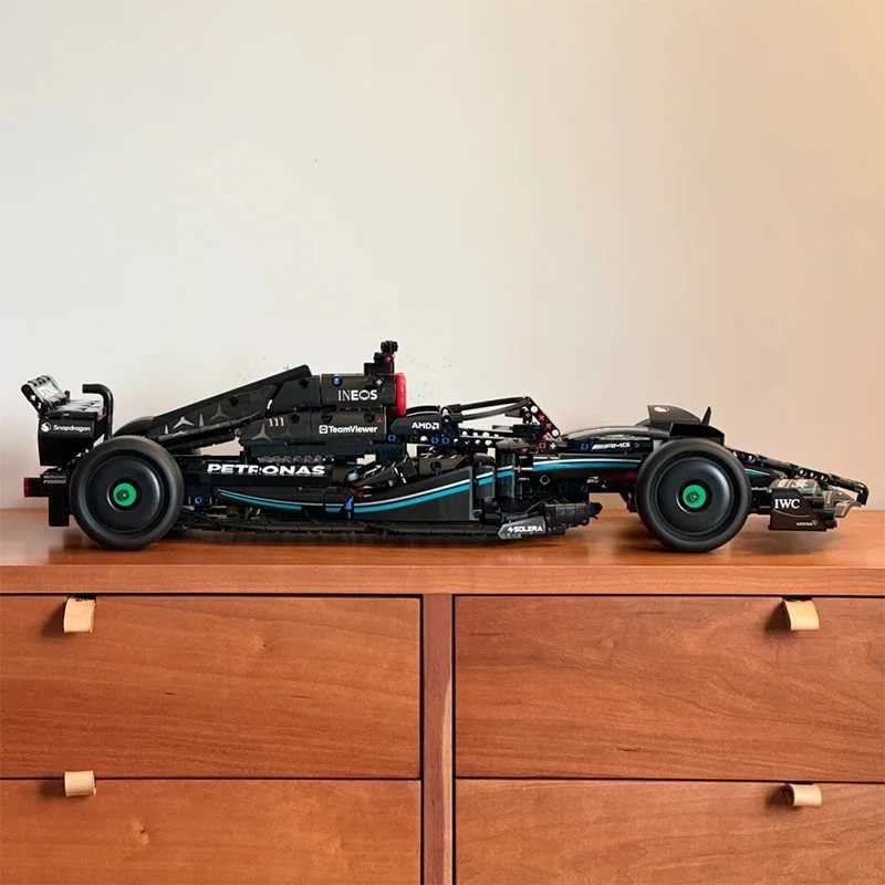 Technical IN stock NEW MOC F1 Racing Car Building Blocks Formula 1 Model Super Sport Car Assembly Vehicle Toys Gifts for Kid Boy XJ250702