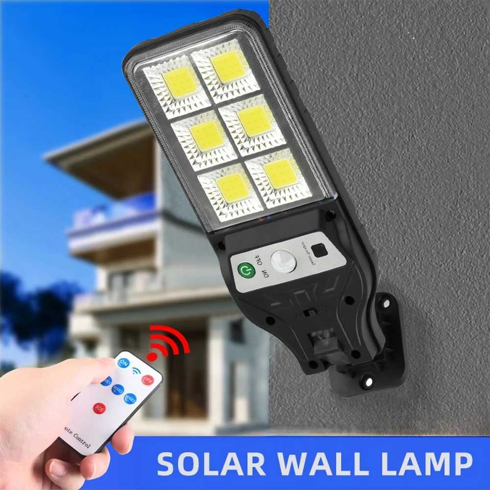 1pc Solar lights outdoor lighting motion sensors suitable for garages gardens and parks. Emergency light usageXJ250624