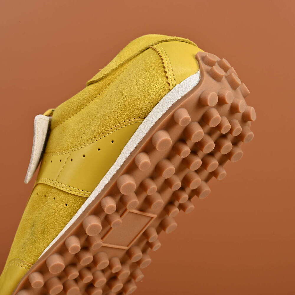 Casual Shoes Running Sneaker Designer Shoes Vibrant Yellow Suede Retro-Style Sneakers Gym Sneakers OKIMOZ c40 Big Size