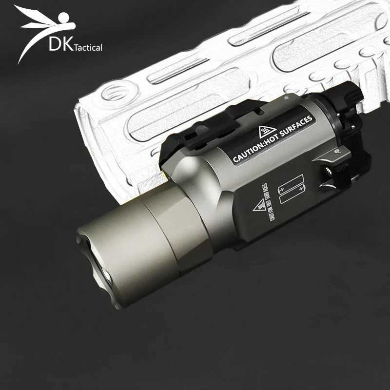 US Warehouse Tactical SF X300 X300U M600C M300 Flashlight Hunting Weapon Scout Light Airsoft Lamp Accessories Fit 20mm Rail XJ250701