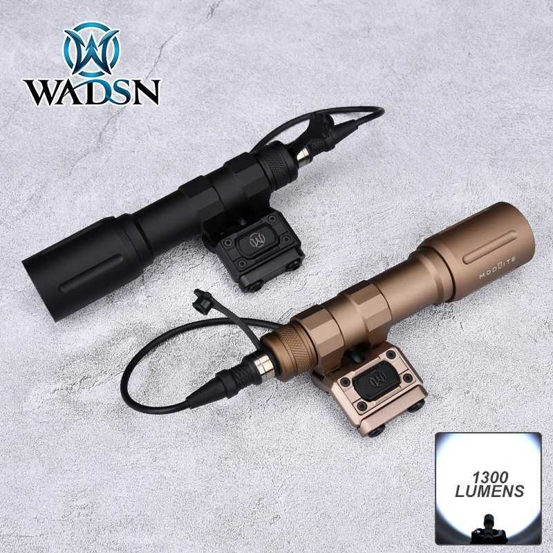 WADSN PLHv2 18650 White LED Tactical Scout Light Airsoft Rifle Weapon Flashlight Hunting High Power 1300 Lumens Picatinny Rail XJ250701