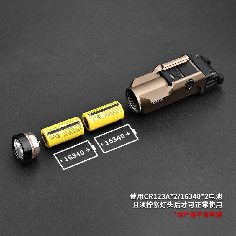 Tactical WADSN TR 9 Hunting Pistol Flashlight 1000 lumens High Power Strobe Scout Light For 1913 UNIV System Gear XJ250701