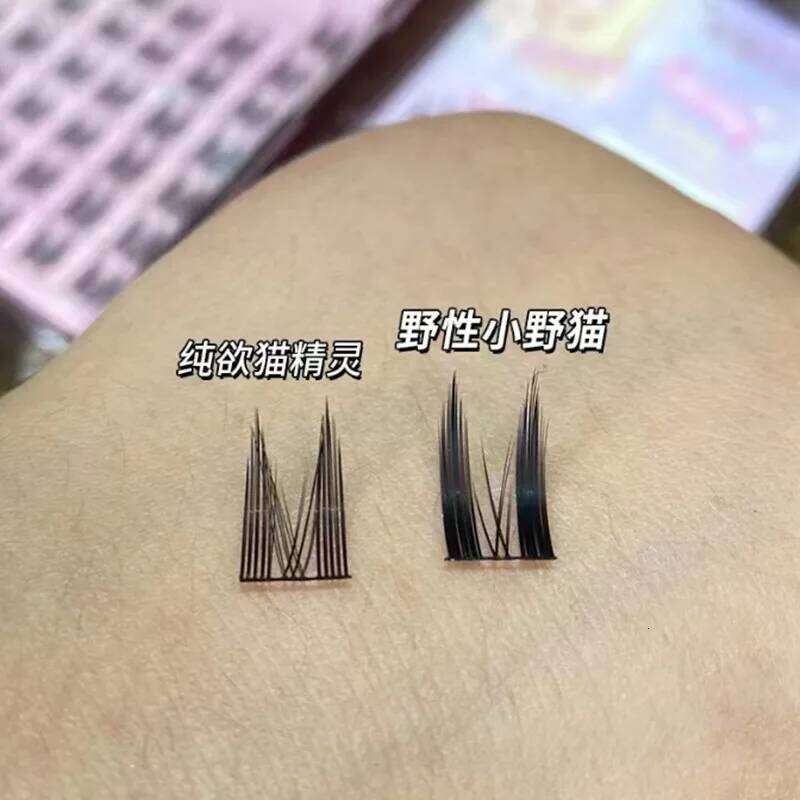 False Eyelash Blend Natural Single Individual Cluster Segmented Lower Lashes Thick Long Fluffy Reusable Eyelashes Extension X250702