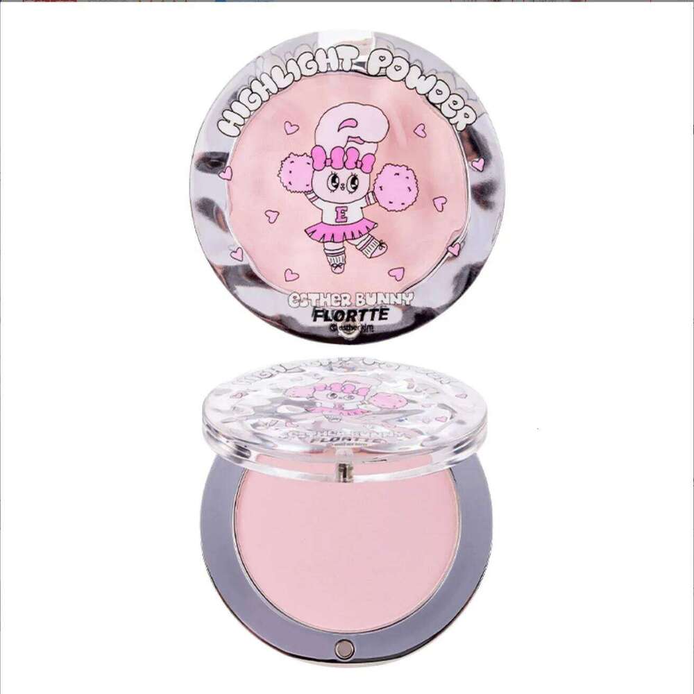 FLORTTE Esther Bunny Single-Colour Highlighter Powder Matte Brighten Contour Palette Face Makeup Cosmetics X250702
