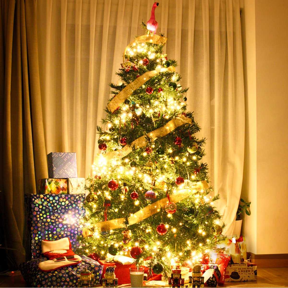 10M-100M Fairy Lights LED String Garland Christmas Light Waterproof Outdoor Indoor For Tree Street Wedding Party 2024 Decoration W250701