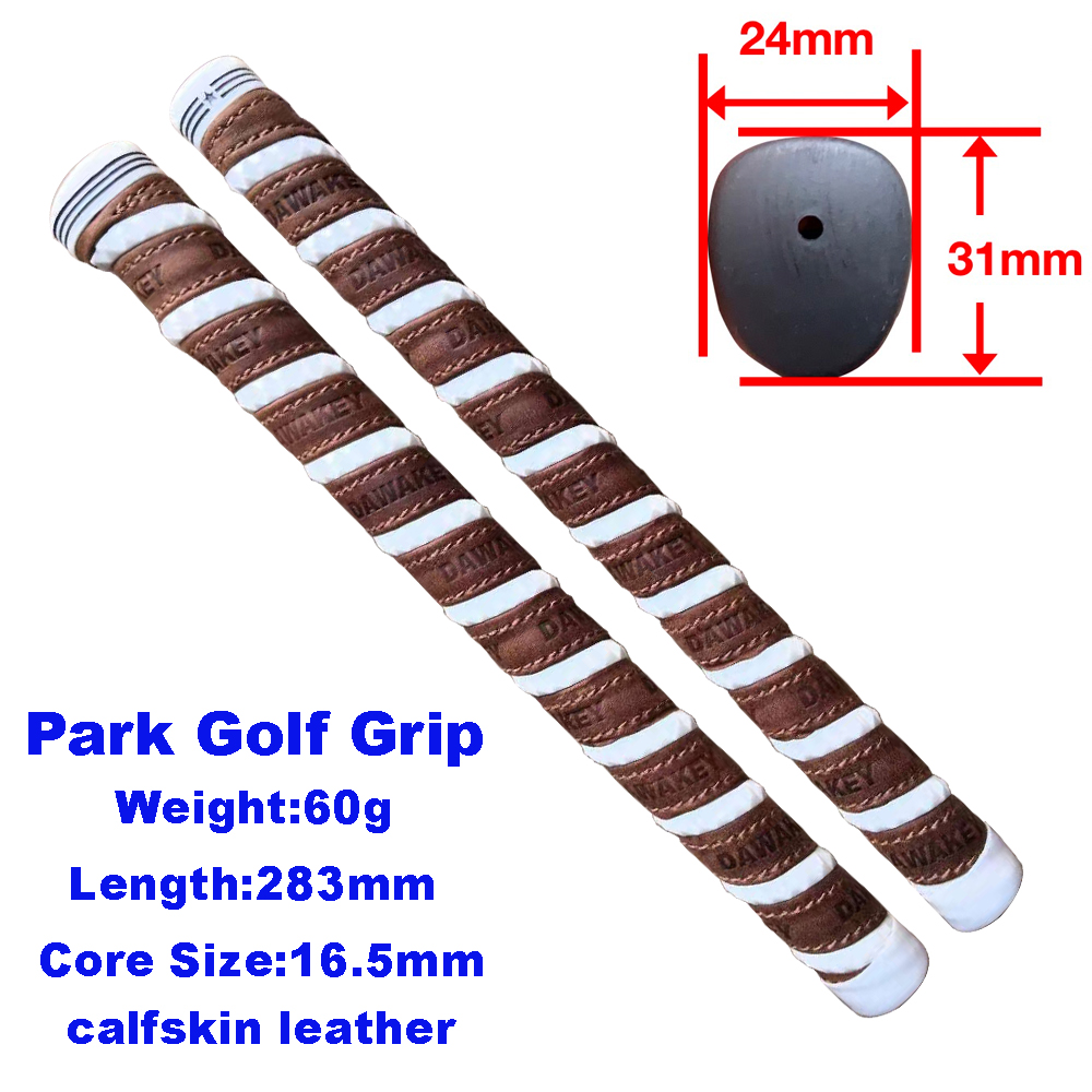 Cowhide Park Golf Grip Sewing Rust Winding Anti-skid manufacturers supply customer LOGO.