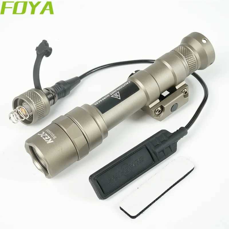 US Warehouse Tactical Gear SF M600B M600C M300B M300C X300 Flashlight PEQ15 Airsoft Hunting Weapon LED Scout Light fits 20MM Rail XJ250701