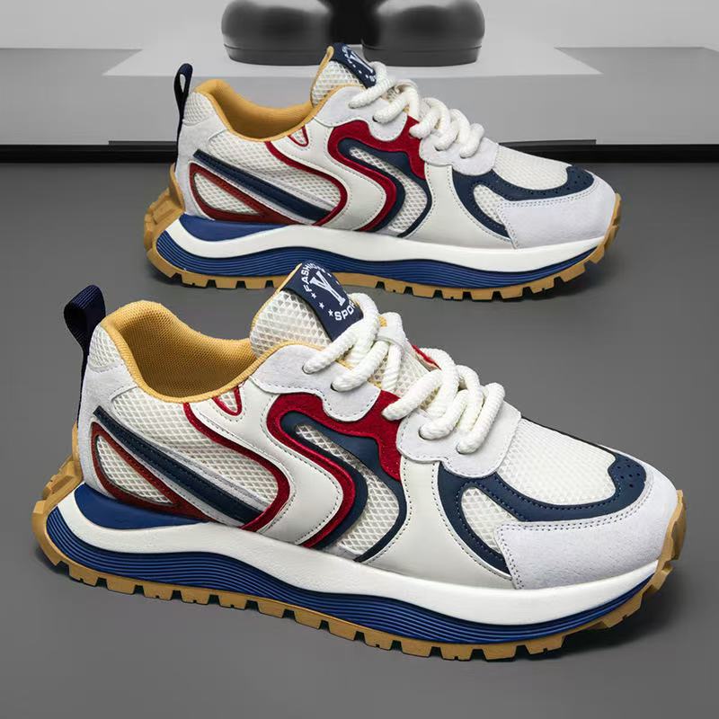 2023 New Designers Trendy Running male Fashion Mix Color Outdoor Sport Sneakers Up Athletic Trainers Shoes d8fc
