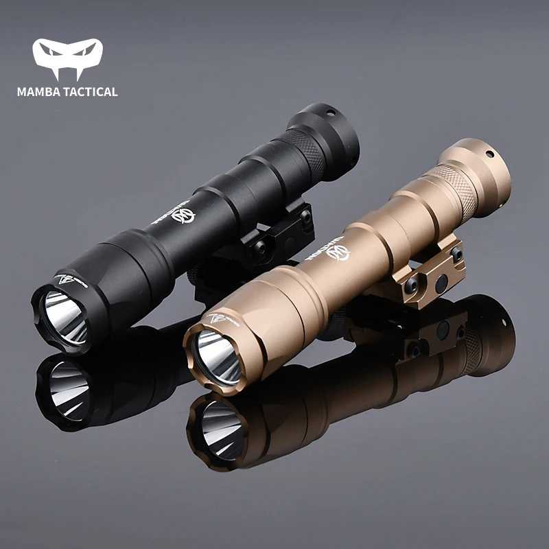 WADSN Tactical SF M600 M600C M600B Scout Gun Weapon Light 600 Lumens AR15 Rifle Airsoft Flashlight Hunting Torch Fit 20mm Rail XJ250701
