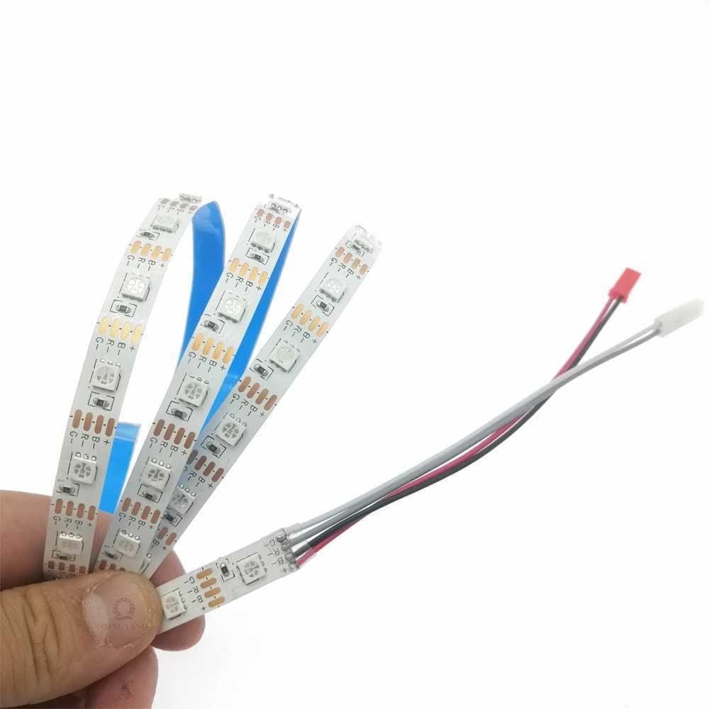 1m/roll SMD5050 RGB LED Strip 50LED / meter 220-260mA Constant Current Flexible Light Tape For Repair or Replace Chandelier W250701