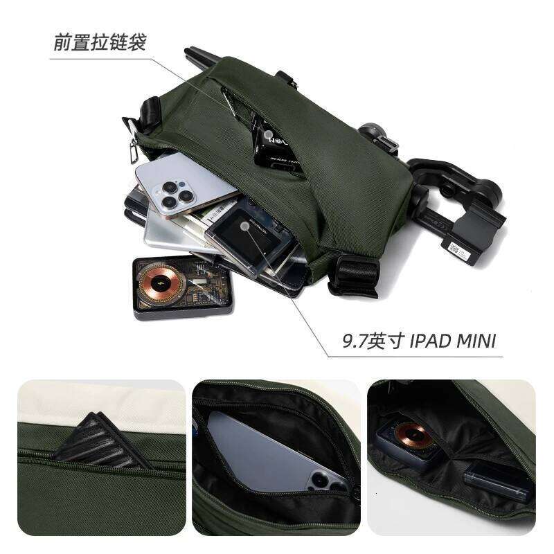 MOYYI Messenger Men Bags Multifunctional Waterproof Crossbody Casual Satchel Travel Cycling Shoulder Bag Fashion
