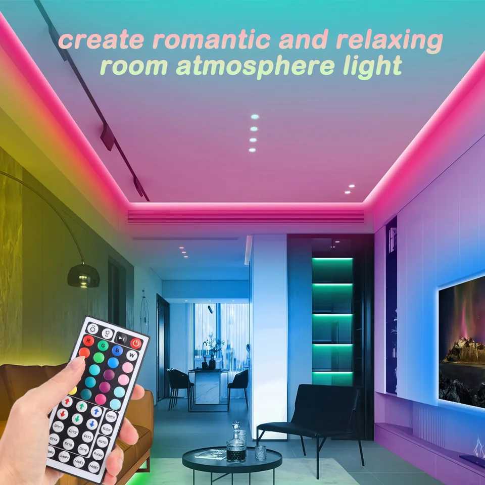 5V 3535 RGB LED Strip Battery operated (without battery) with USB socket suitable for TV backlighting Indoor Decoration W250701