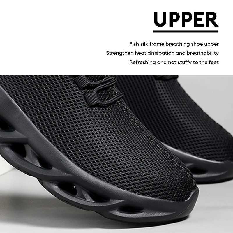Mens Shock-absorption Light Running Black Jogging Shoes Brown Casual Sneakers Womens Outdoor Breathable White Tennis Shoes Z250702