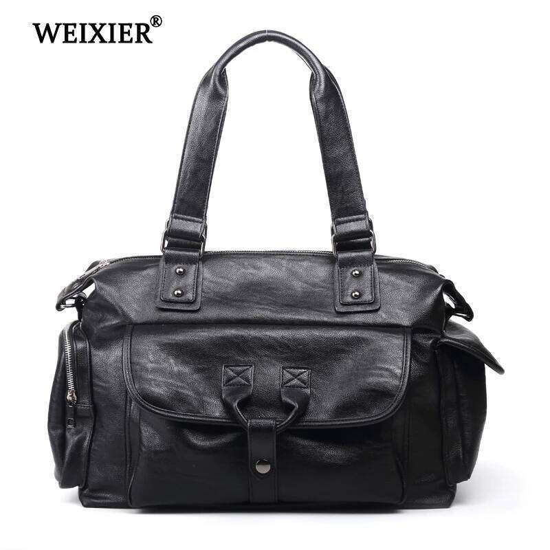 Business Men Large Capacity Brand Casual Black Travel Handbags Quality Man Shoulder Bags High capacity