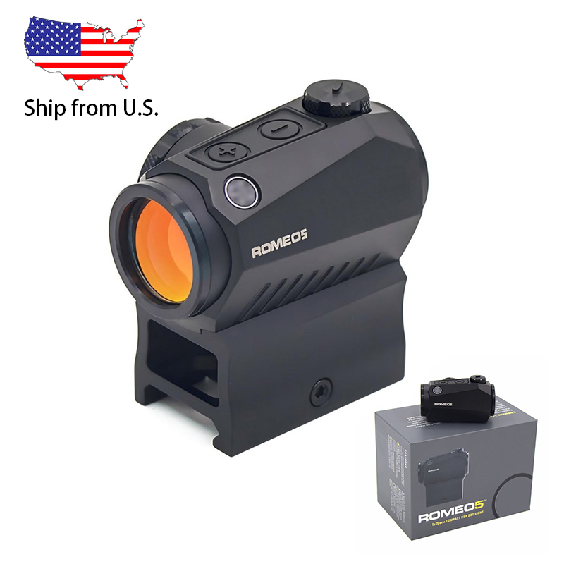 ROMEO5 2 MOA Red Dot Sight 1x20mm w/ Mounts Full Markings - SOR52001 US STOCK