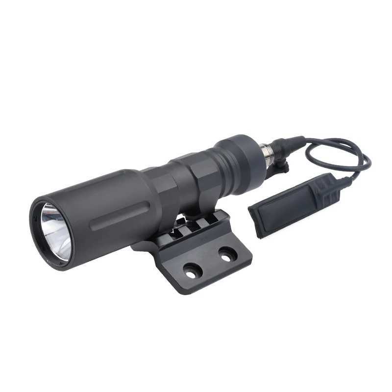 WADSN ModL Tactical LED Powerful Flashlight 1000 Lumens Scout Light Airsoft Weapon Light For Picatinny Rail AR15 Accessories XJ250701