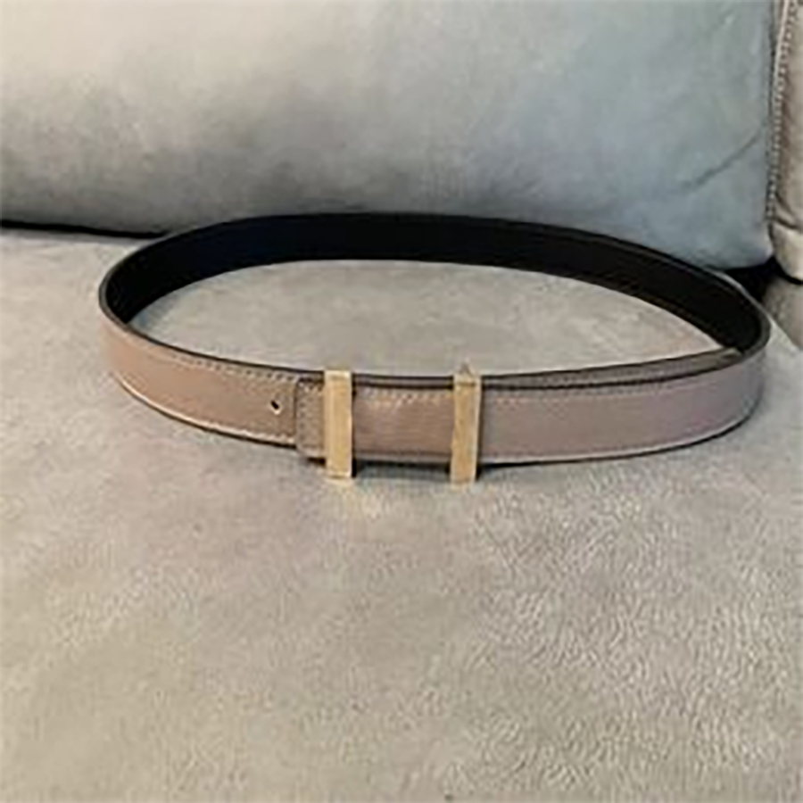 Women's Designer Men Belt Gold Silver Quiet Letters Smooth Buckle Candy Color Fashionable Thin Belt Active Various Skirts Pants Matching Waistband