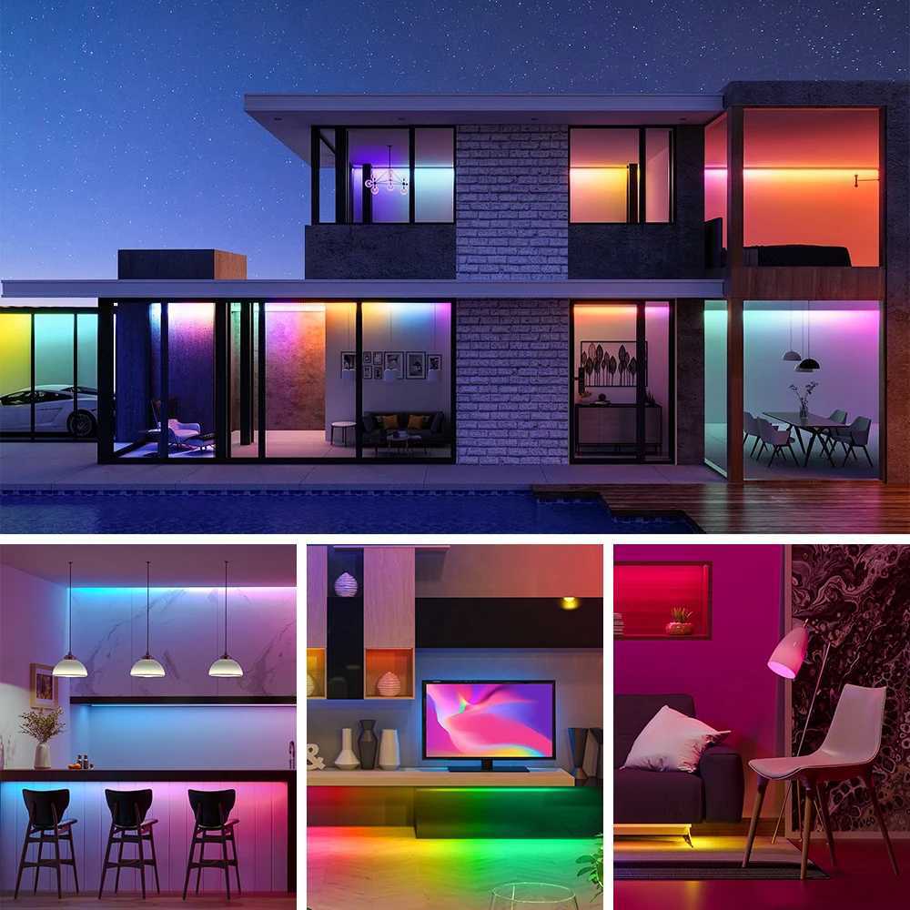 12V 24V WS2814 LED Strip Light 4 in 1 Similar to SK6812 RGBW Group Addressable WS2811 RGBWW RGBCW 5050 3pin LED Lights IP30 65 67 W250701