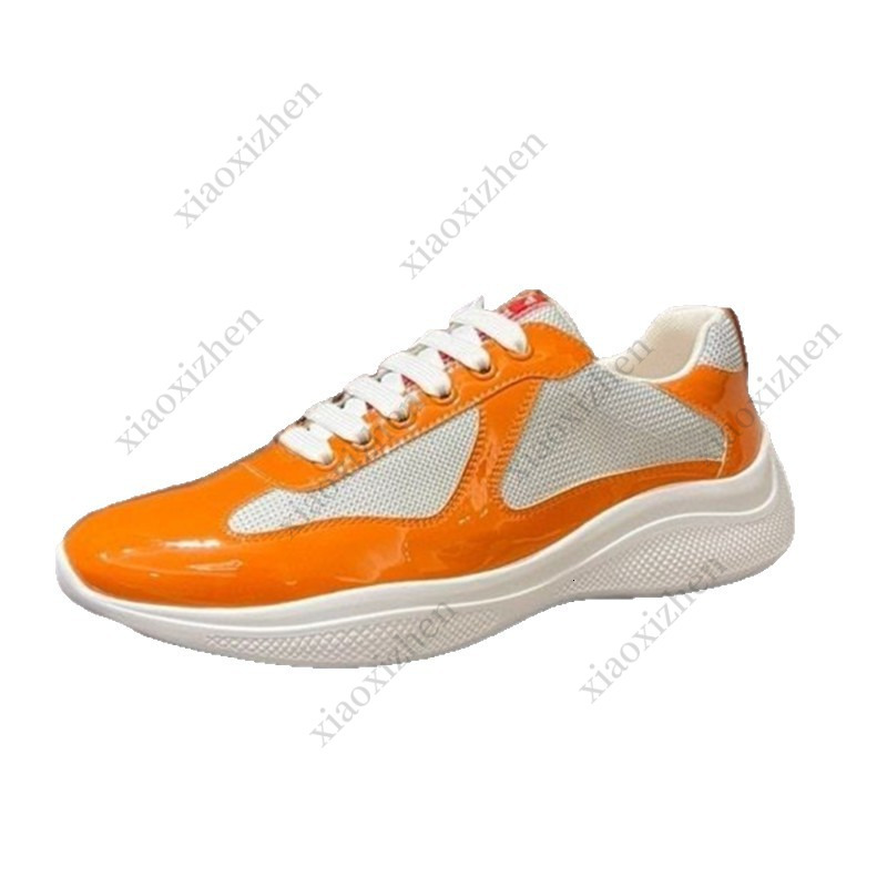 High-End Couple Fashion Men's designer shoes Casual Sports Sneakers Low-Top Breathable White Shoes Patent Leather Men's Shoes Women's s