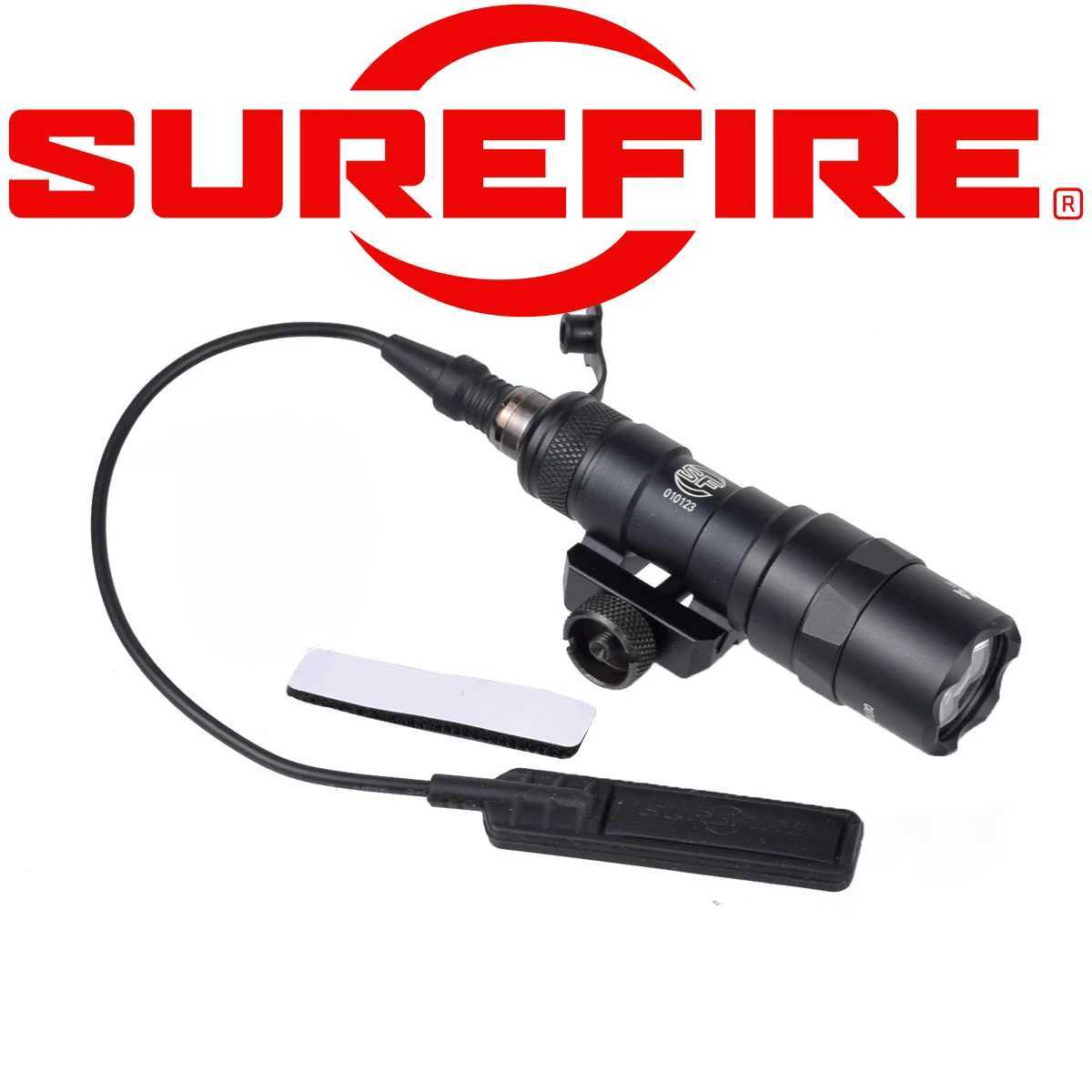 Tactical SureFire M300 M300B M300C Airsoft Weapon Flashlight Hunting Scout Torch Rifle AR15 Gun LED Light Button Remote Switch XJ250701
