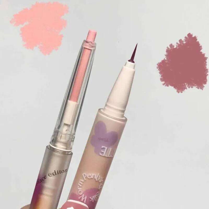 Flortte Lying Silkworm Ultra-fine Eyeliner Pen Waterproof Big Eyes Makeup Liquid Eye Shadow Pencil Smooth Quick-drying Cosmetics X250