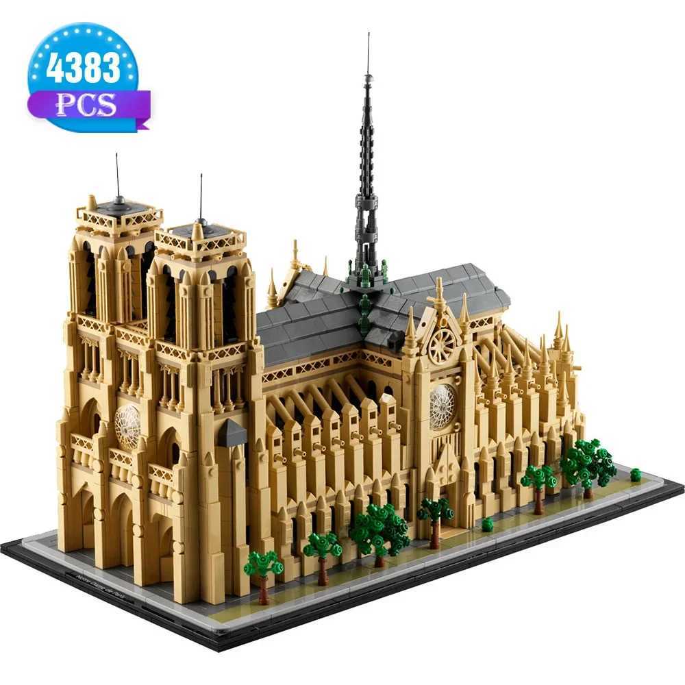 Notre-Dame De Paris Architectural Model Collectible Building Blocks Set for Adults Kids Birthday Gift Idea for History Lovers Y250701