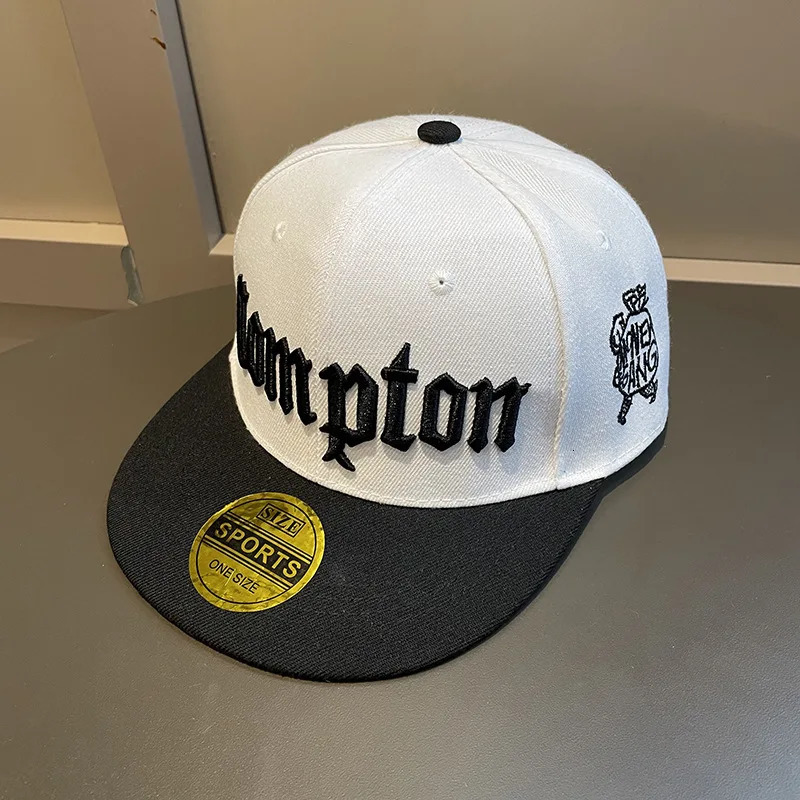 COMPTON CAP Street Dance Hat Hip Hop Headwear for Men Women Adult Outdoor Casual Sun Baseball Cap 250625
